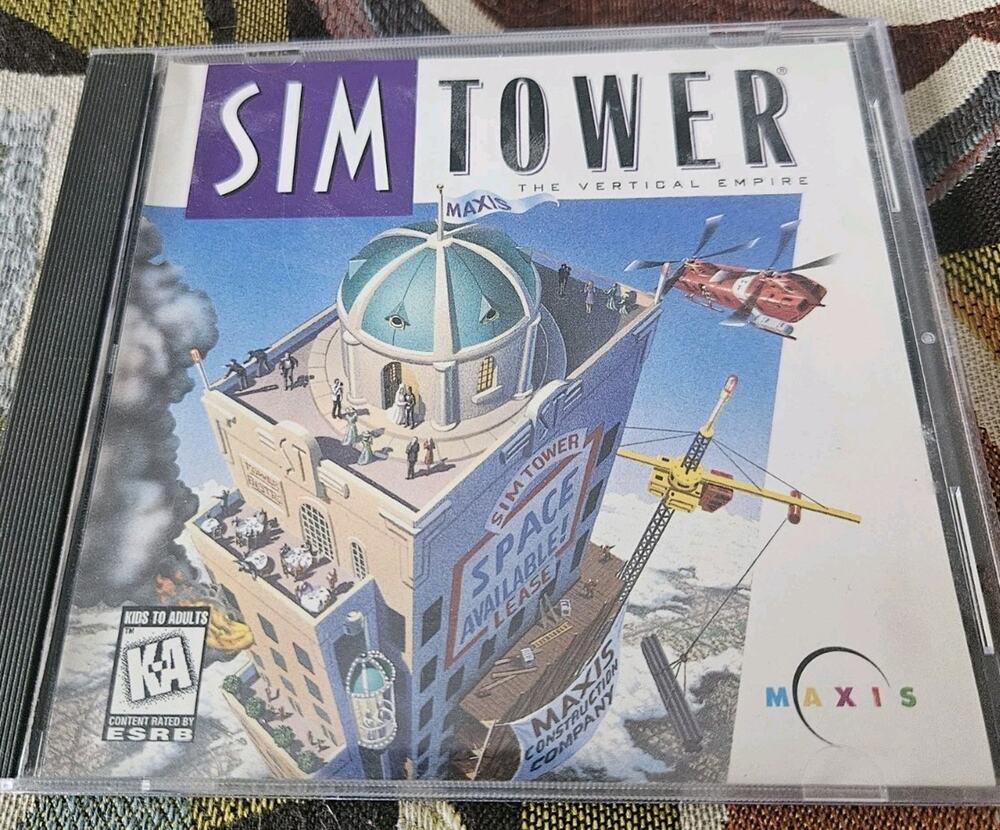 SimTower: The Vertical Empire (PC, 1994, Maxis) - VG!